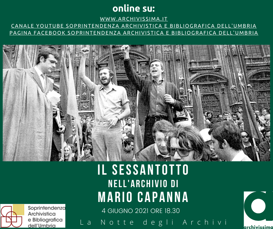 IL SESSANTOTTO NELL'ARCHIVIO DI MARIO CAPANNA - LA NOTTE DEGLI ARCHIVI